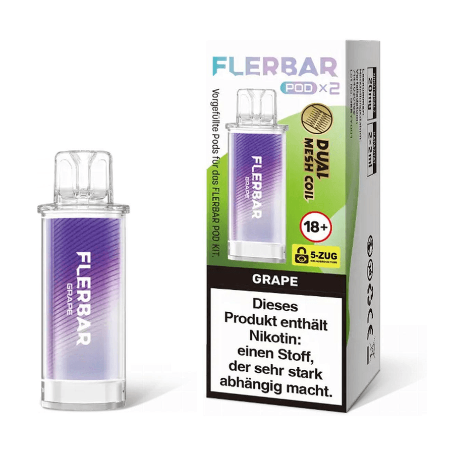 Flerbar Grape - Pod (2er Pack)