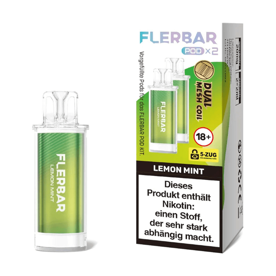Flerbar - Lemon Mint - Pod (2er Pack)