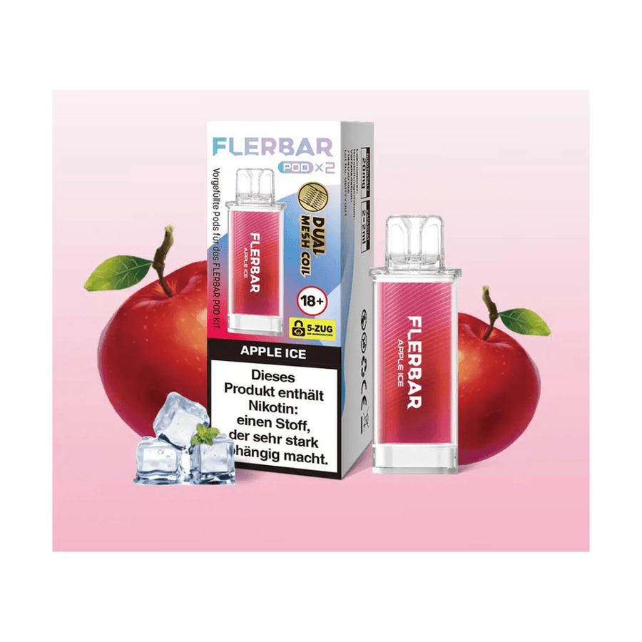 Flerbar Pod - Apple Ice 20mg (2x Pro Packung)