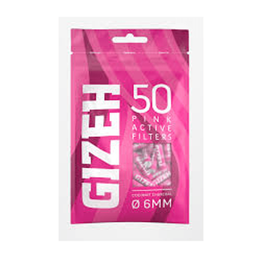 Gizeh Active Filter Pink 6mm 50Stk