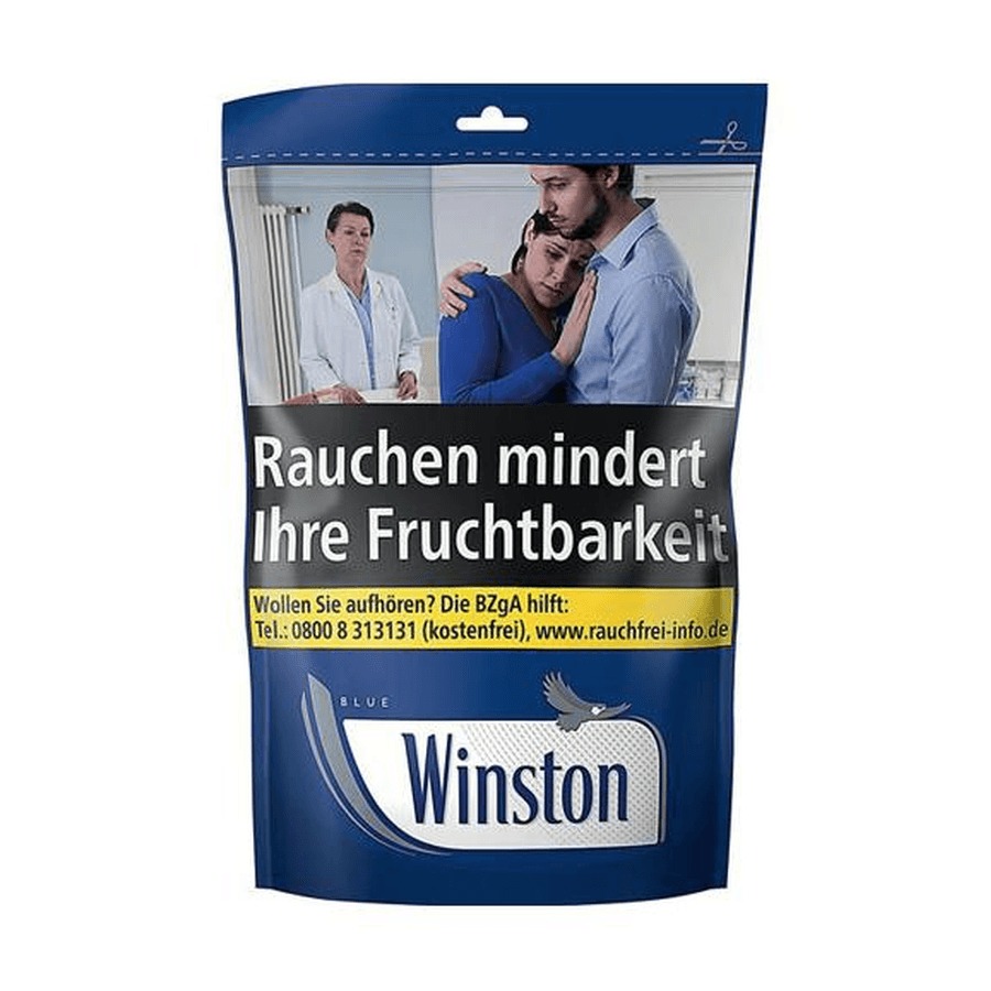 Winston Volume Tobacco Blue - 95g Zip Beutel