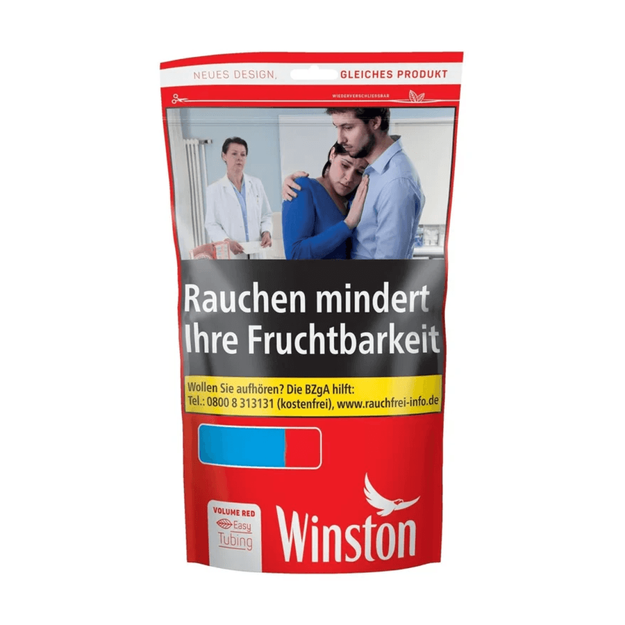 Winston Volumentabak Volume Red Zip Bag (Beutel Á 95 Gr.)