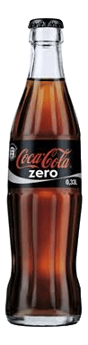 Coca-Cola Zero 0,33l Glas
