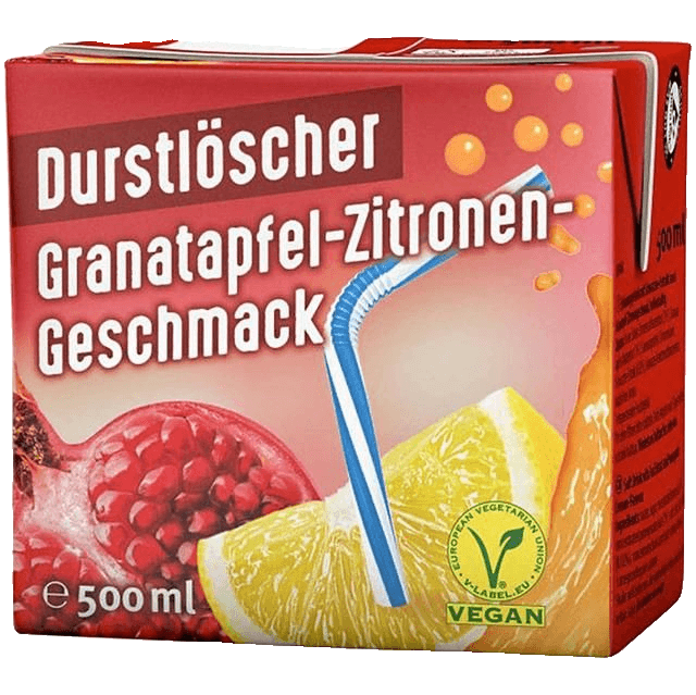 Durstlöscher Granatapfel-Zitrone 0,5l