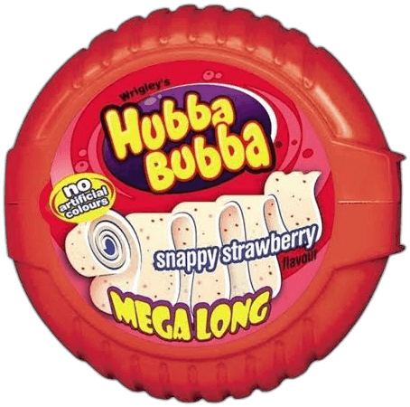 Hubba Bubba Mega Long Strawberry