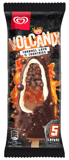 Langnese Volcanix Caramel Lava