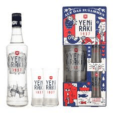 Yeni Rakı 1937 Geschenkset mit 2 Gläsern