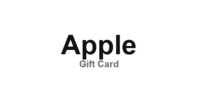 Apple Gift Card